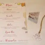 Menu personalizzato a tema autunno