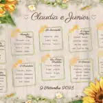 Tableau Mariage girasoli