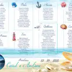 Tableau mariage tema mare