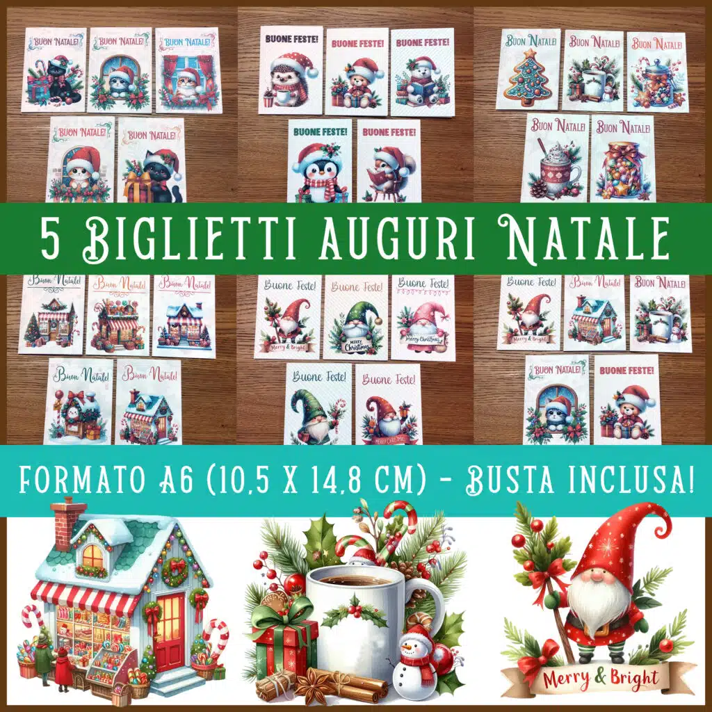 Biglietti auguri Natale